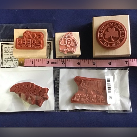 Bundle of 5 rubber stamps for cards and paper crafting - Picture 3 of 3